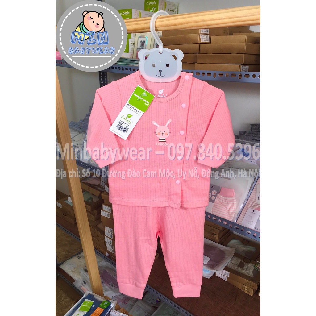 Bộ sơ sinh cài chéo nẹp thẳng chất cotton họa tiết đáng yêu