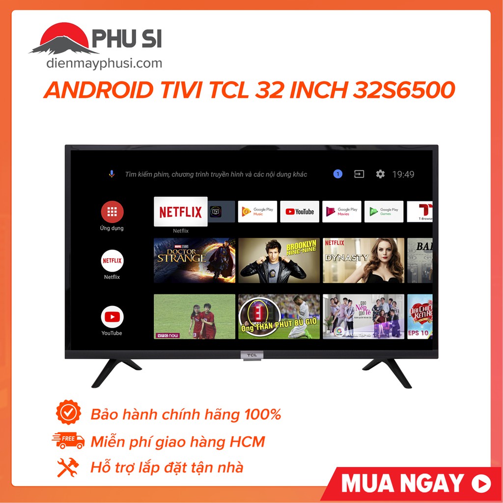 [GIAO HCM] Android TV Full HD TCL 32 inch L32S6500