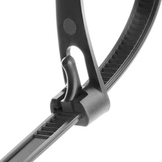 20 Dây rút Đen 8x150mm tháo mở nhiều lần