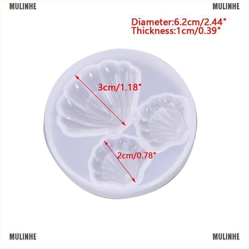 Khuôn Silicone Tạo Hình Vỏ Sò Làm Bánh Kẹo DIY