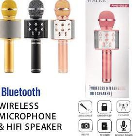 Micro Bluetooth Jfyz Wster Ws 858 + Loa Ws858 Karoke