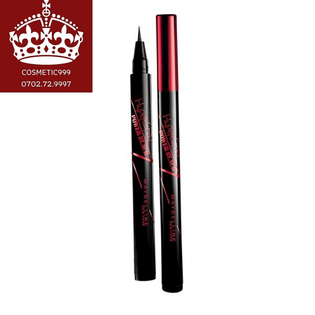 Kẻ mắt Maybelline Hyper Sharp, eyeliner Maybeline Power Black Eyeliner chính hãng siêu lì chống trôi Cosmetic999