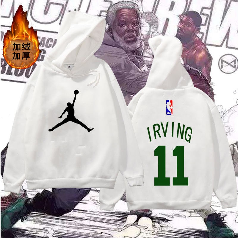 Nba Áo Hoodie Lót Nhung In Chữ Supreme Thời Trang Năng Động Cho Nam