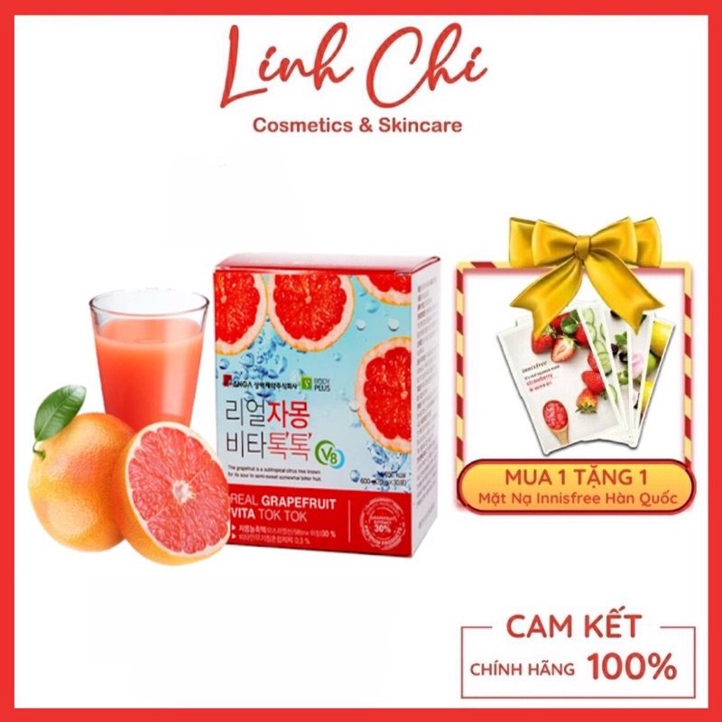 Trà Bười Giảm Cân SanGa Hàn Quốc 1 Hộp 30 Gói