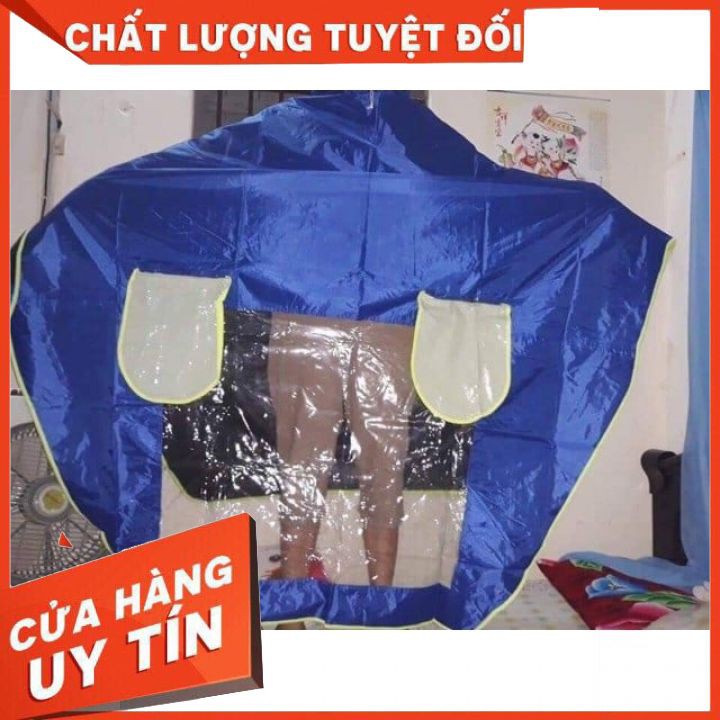 Áo mưa 2 đầu kích thước to nhất có kính che chắn mặt [XẢ KHO]