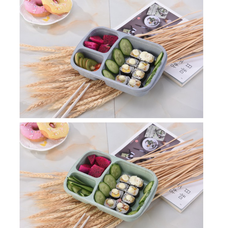 Hộp đựng cơm văn phòng 3 ngăn nắp trong suốt, hộp bảo quản thực phẩm đa năng mã HC20 | BigBuy360 - bigbuy360.vn