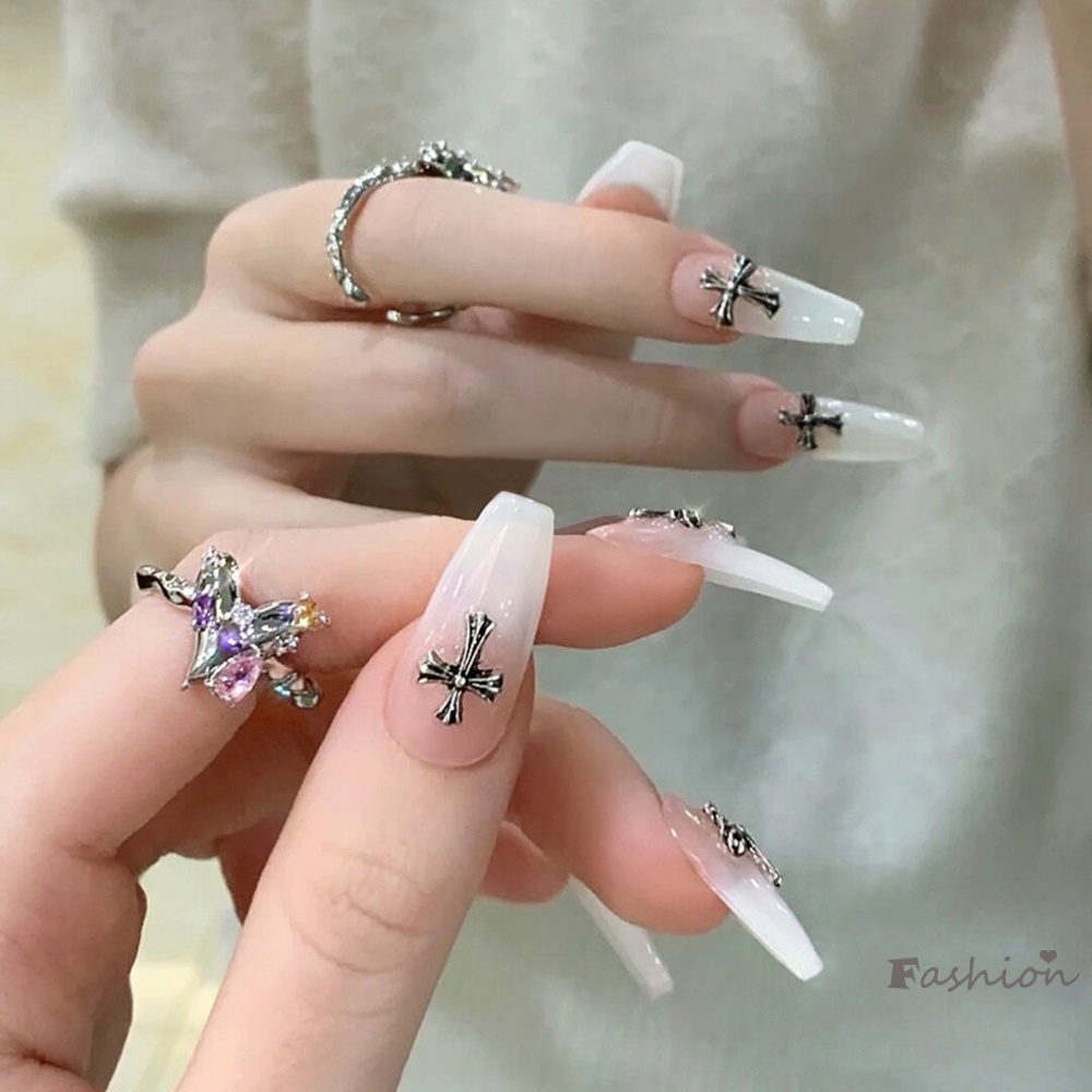 Bộ 24 Móng Tay Giả Thời Trang Nữ Độc Đáo