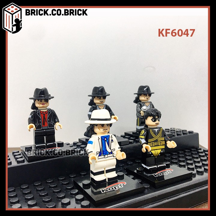 KF6047 - Đồ chơi lắp ráp minifigures - mô hình và lego cố ca sĩ nhạc pop nổi tiếng nhân vật Michael Jackson