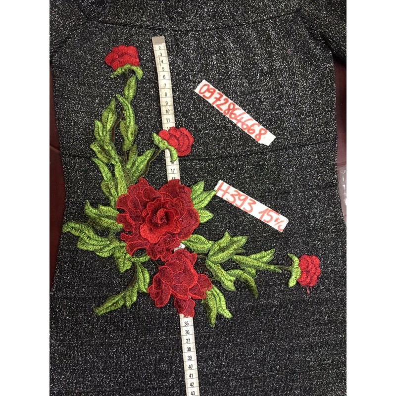 Hoa thêu nổi mã H393 (Shop giao đơn tiền hàng từ 50k)