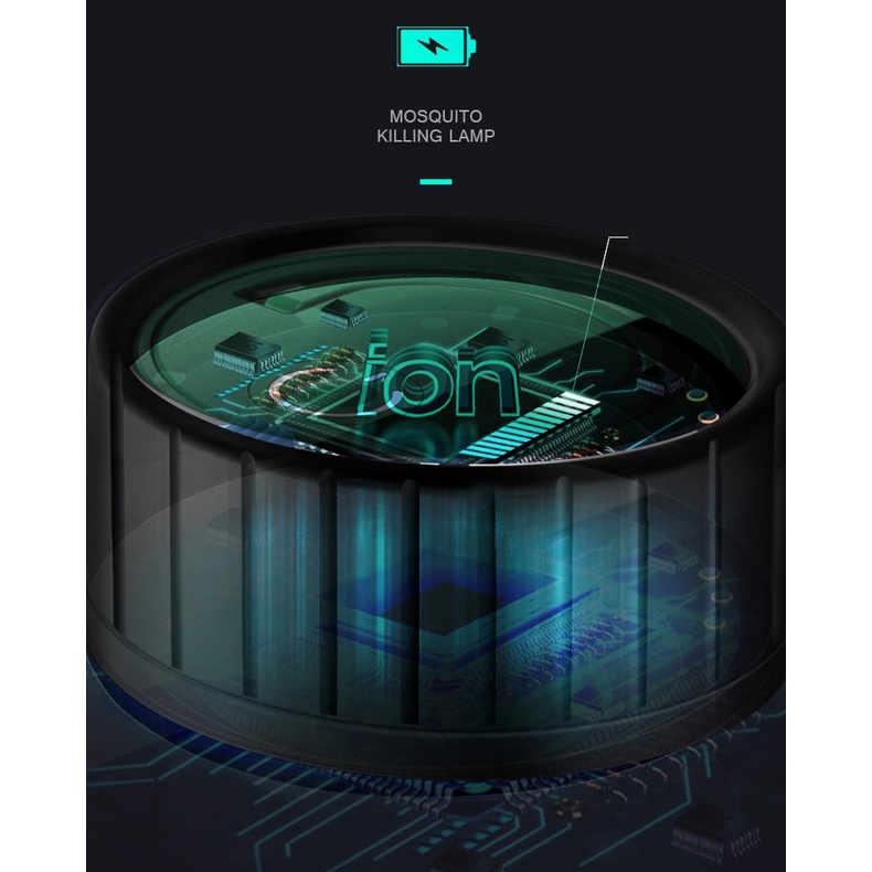 Đèn Bắt Muỗi ZY-12 công nghệ đèn led công suất 5W, cổng sạc USB