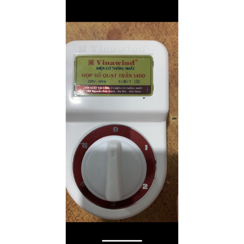 Hộp số quạt trần điện cơ Thống Nhất Vinawind hàng chính hãng (có dập nổi logo)