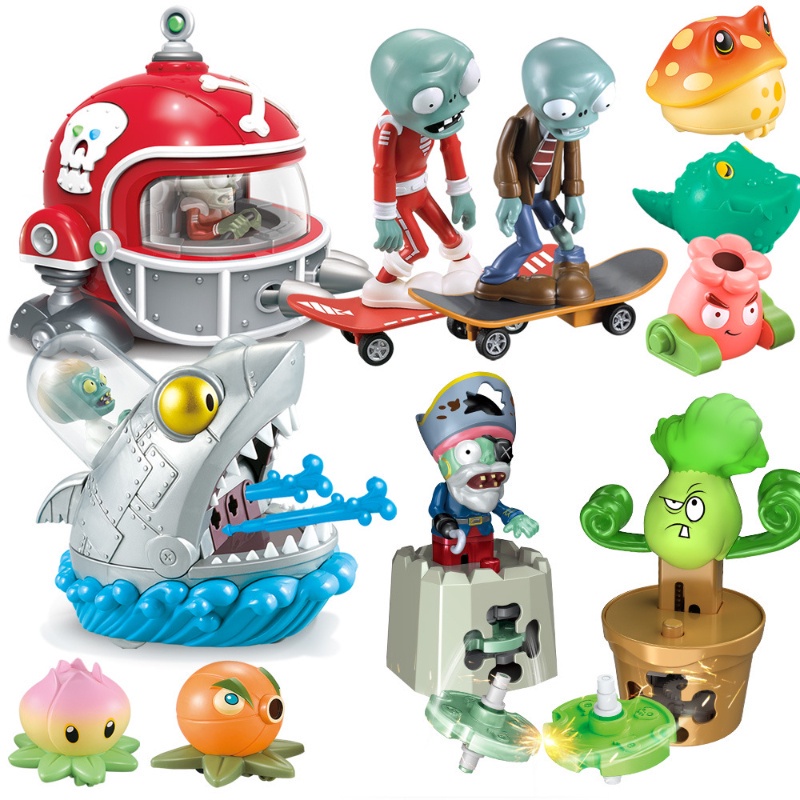 Đồ chơi xe đẩy kéo hình Plants và Zombies 2 dành cho bé
