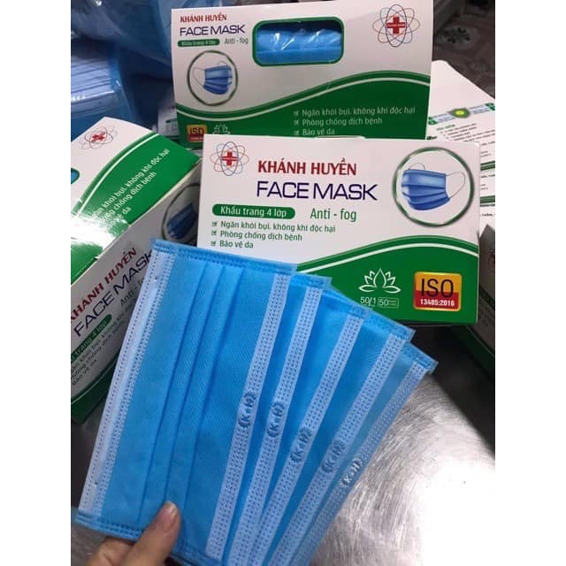 Khẩu Trang Y Tế 4 Lớp KH ( Hộp 50 Chiếc) | BigBuy360 - bigbuy360.vn