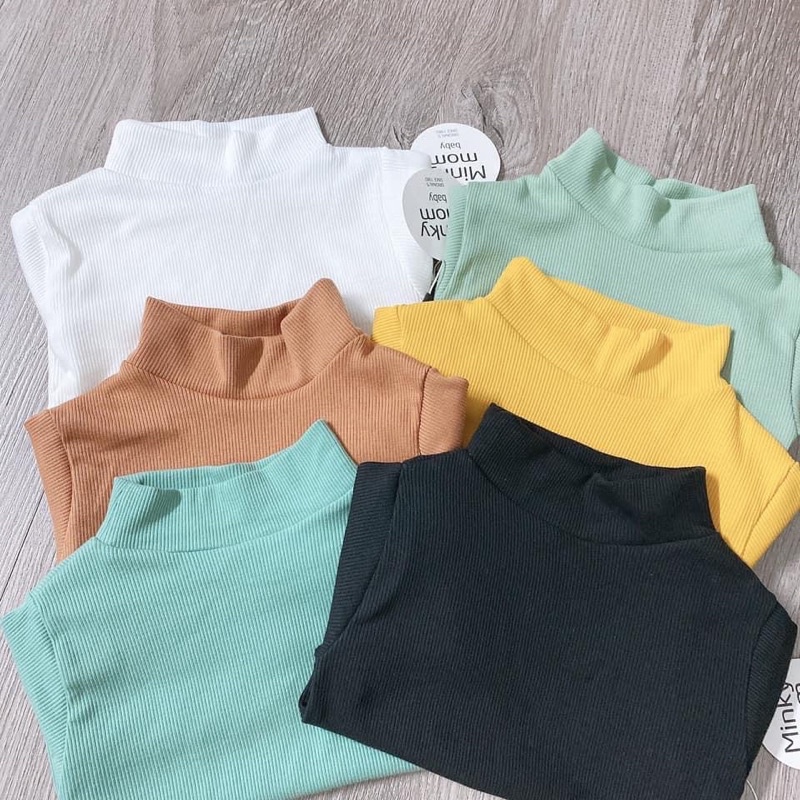 Áo cổ 2p len tăm siêu mềm mịn,co giãn cực tốt