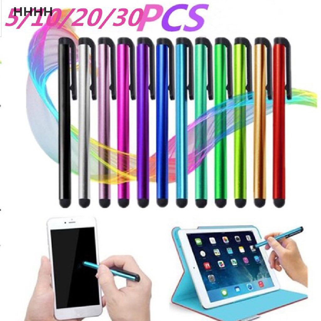 Bộ 5/10/20/30 bút cảm ứng điện dung thông dụng cho máy tính bảng/ điện thoại