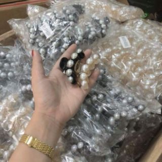 Combo kẹp tóc giả ngọc trai