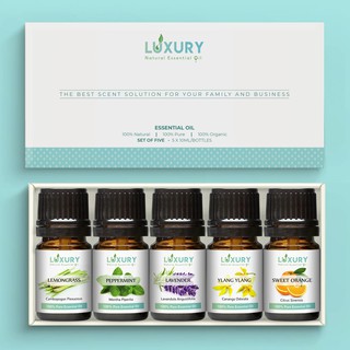(20 loại) Tinh Dầu Thơm Phòng Luxury Oil | 100% Thiên Nhiên Nguyên Chất Nhập Khẩu | Kiểm Nghiệm Quatest3 | Chai 10ml