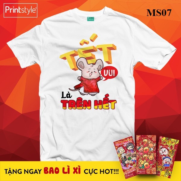 Áo Phông Du Xuân Đẹp, Áo Thun Tết 2020 (Có Nhiều Mẫu)