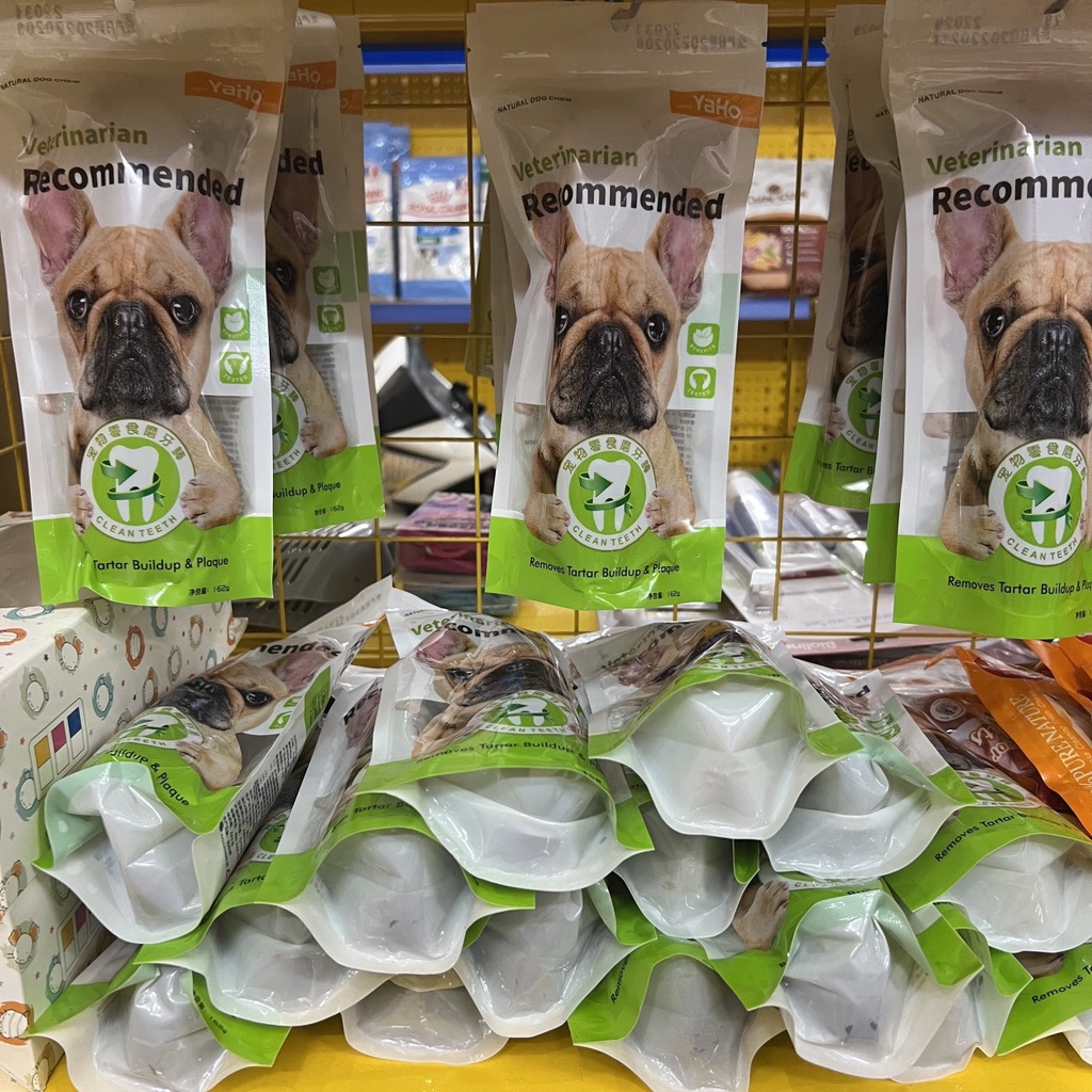 Xương bàn chải Yaho 162g gặm sạch răng cho chó