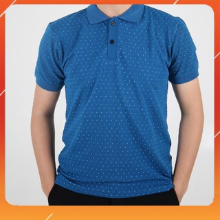 Áo thun nam áo phông nam họa tiết chấm bi vải cotton thấm hút mồ hôi