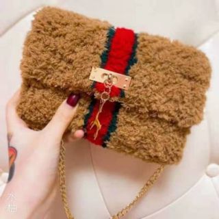 (Chưa đan) Túi len lông xù handmade  TTN222811