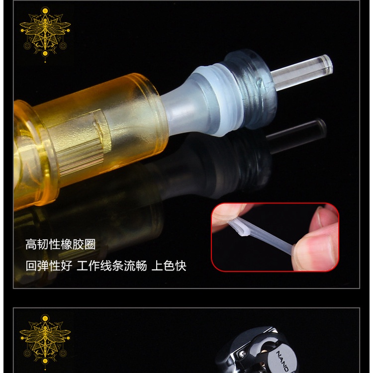 [Hàng mới về] Set 10 kim xăm Biomaser 1rl / 3rl / 5rl / 7r sử dụng một lần chuyên dụng