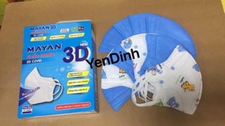 Khẩu Tranh 3D MAYAN Hộp 10 chiếc