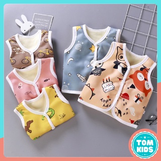 Áo gile cho bé, áo gile nỉ bông cho bé loại đẹp từ 1-10 tuổi mã QA-003