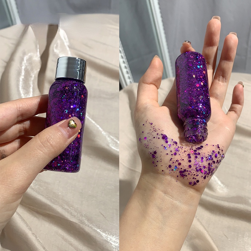 Phấn Mắt Dạng Gel Ánh Kim Tuyến Lấp Lánh Nhiều Màu Sắc