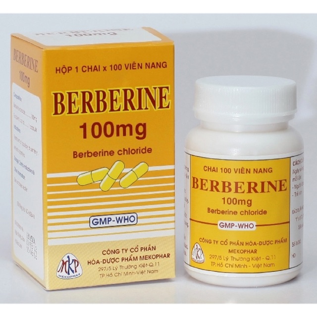 viên nang BERBERINE mkp