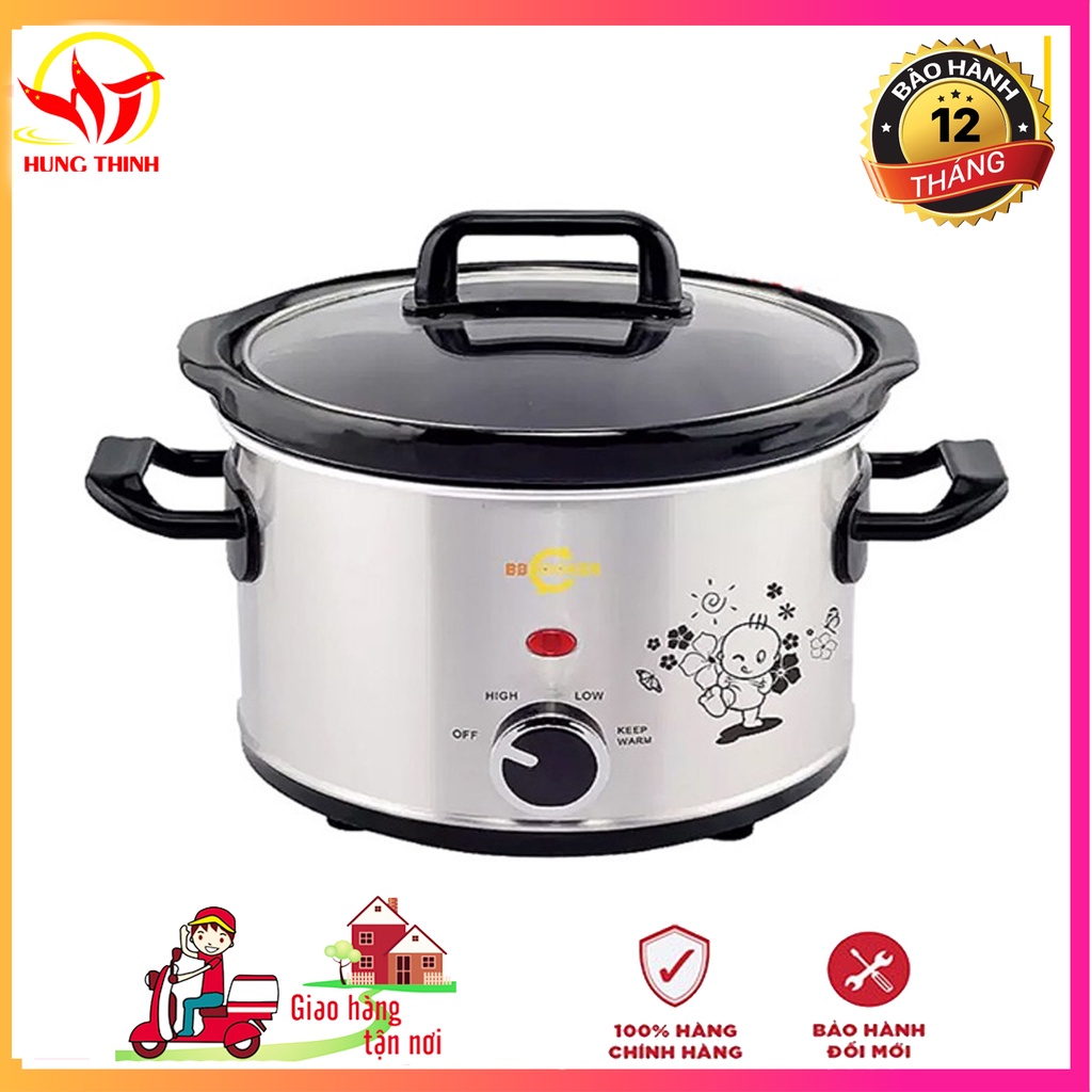 Nồi nấu chậm cao cấp chính hãng BBcooker 2,5 lít