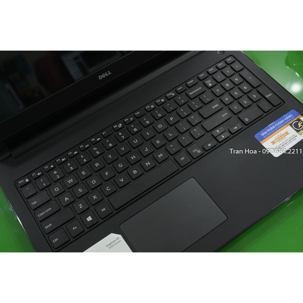 Laptop Dell Inspiron 3558 - Core i gen 5, ram 4GB, SSD 128G, màn hình 15.6inch, có phím số, kiểu dáng mỏng nhẹ. | BigBuy360 - bigbuy360.vn