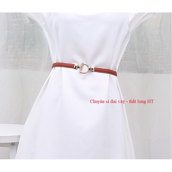 Đai váy belt XIÊN BẢN NHỎ 1.4cm