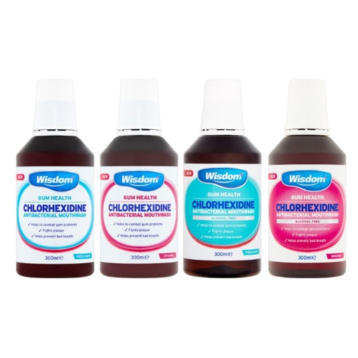 Nước Súc Miệng Chlorhexidine Chống Vi Khuẩn, Không Chứa Cồn Anti Bacterial Mouthwash Alcohol Free 300ml