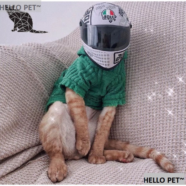 Mũ Bảo Hiểm Toàn Bộ Mũ Bảo Hiểm Phong Cách retro Cho Thú Cưng