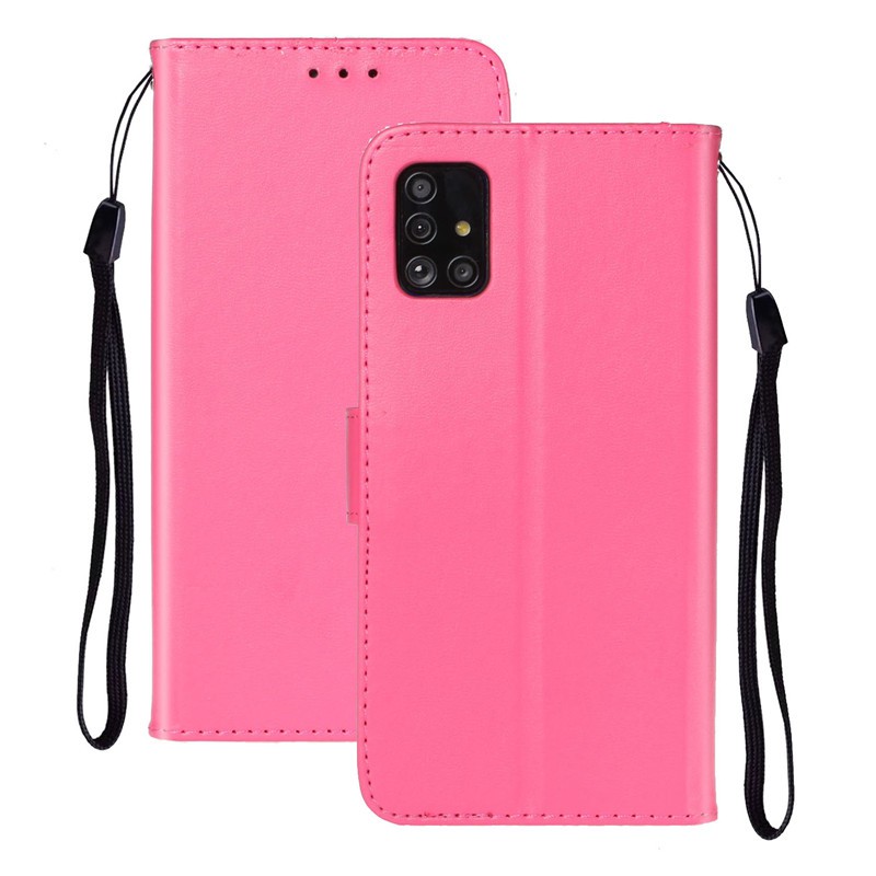 Bao da điện thoại màu trơn có giá đỡ cho Samsung Galaxy a21s A10 A20 A30 A40 A50 A70 A30S A50S | BigBuy360 - bigbuy360.vn