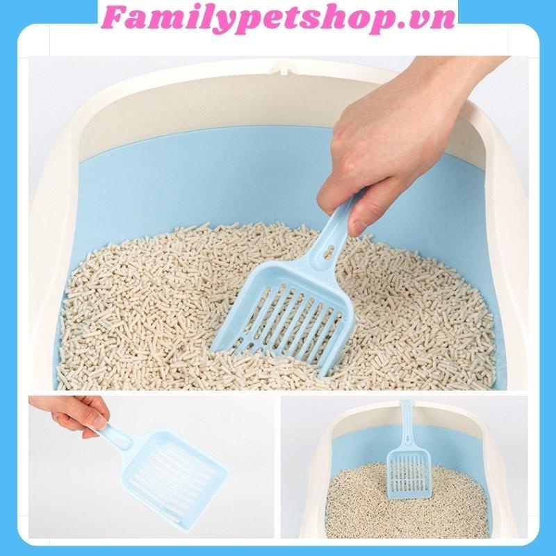 Khay vệ sinh cho mèo kèm xẻng-familypetshop.vn