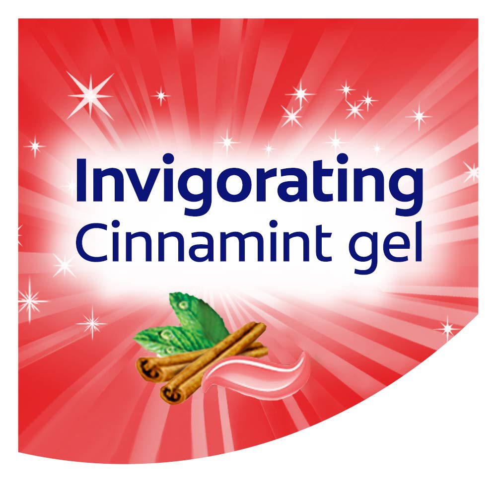 Kem đánh răng dạng gel hương quế Colgate Sparkling White Cinnamon Toothpaste with Fluoride 170g (Mỹ)