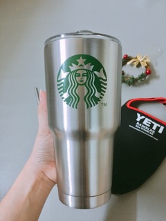 Ly giữ nhiệt YETI (Starbuck logo) + túi + ống hút