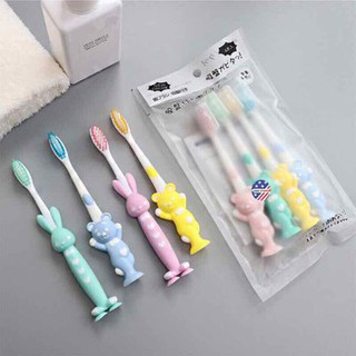 bộ 4 bàn trải đánh răng cho bé