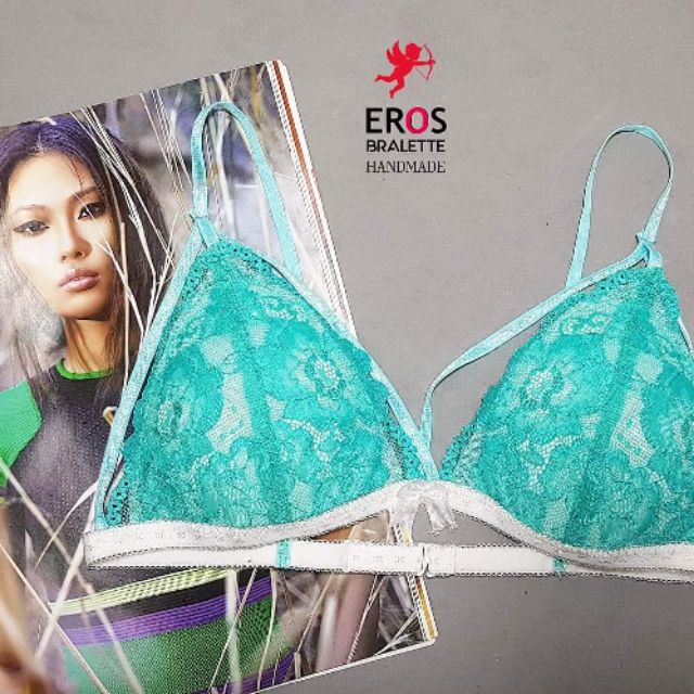 Áo lót bralette xanh ngọc bích