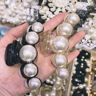 Kẹp tóc càng cua đính hạt giả ngọc