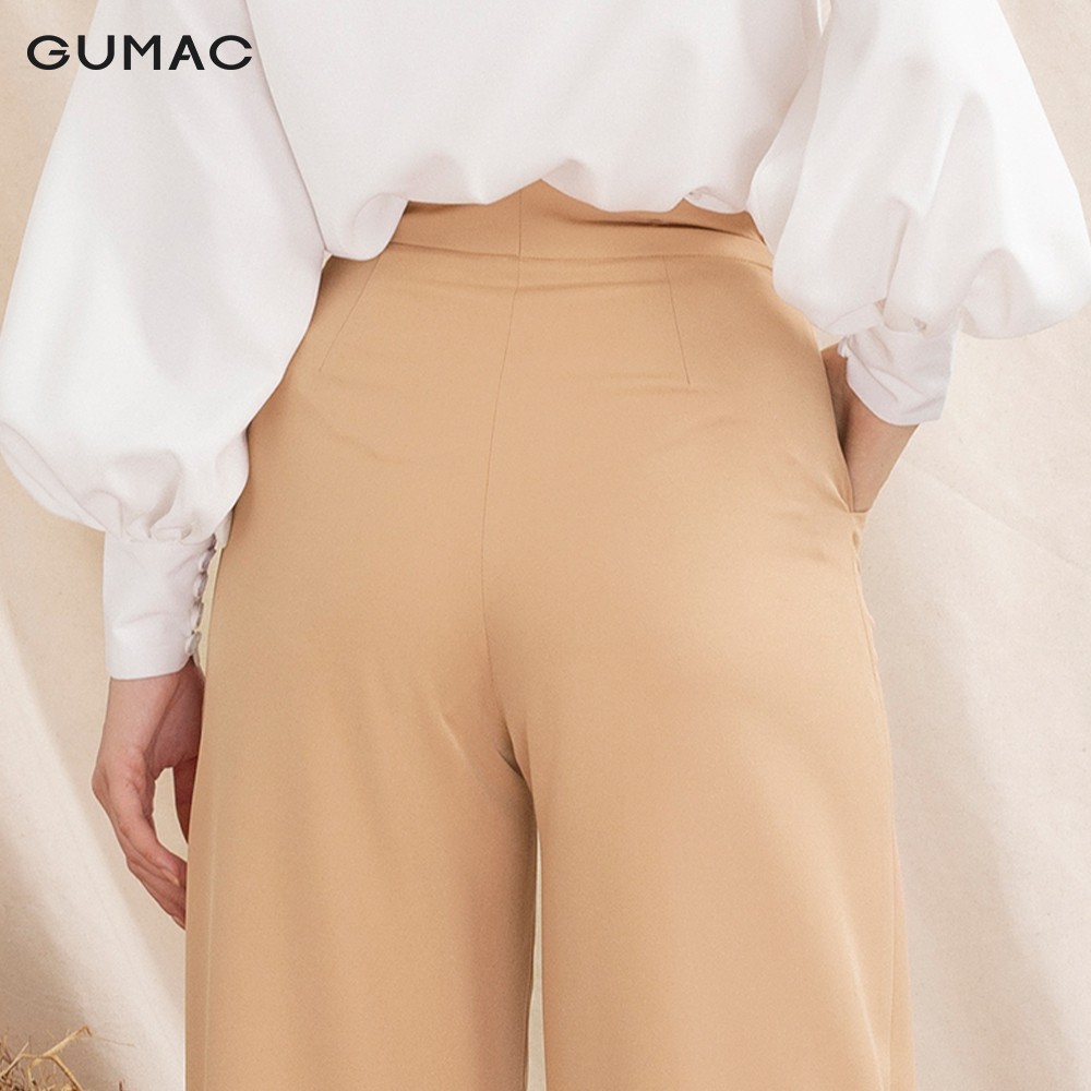 [Mã WABRGU72 giảm 10% tối đa 50k đơn 250k] Quần tây nữ ống rộng đĩa kiểu QA1098 GUMAC | BigBuy360 - bigbuy360.vn