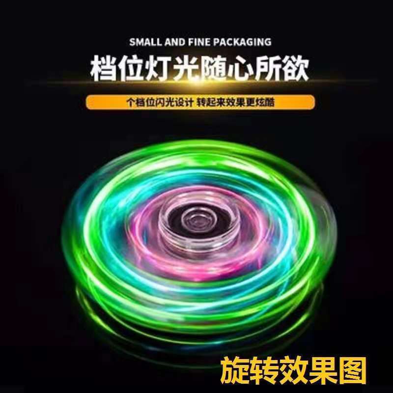 Con Quay Đồ Chơi spinner Có ĐèN LED PháT SáNg Trong SuốT