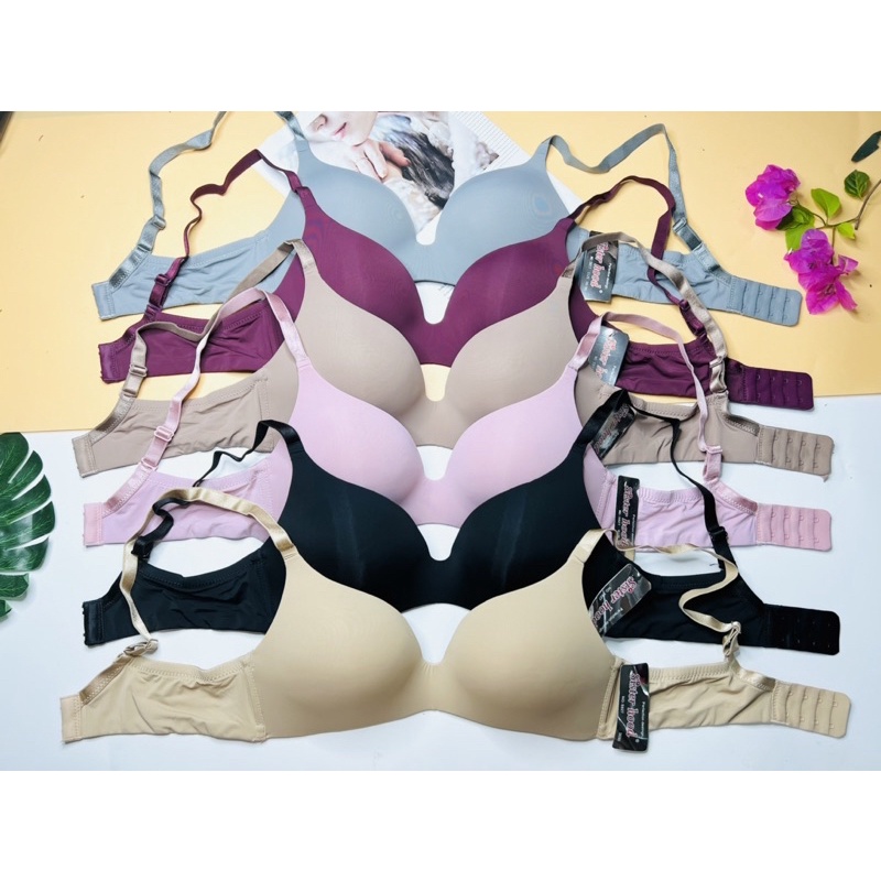 Áo Lót Áo Ngực Không Gọng Đệm Mỏng Nâng Ngực Thái Lan Sisterhood 827
