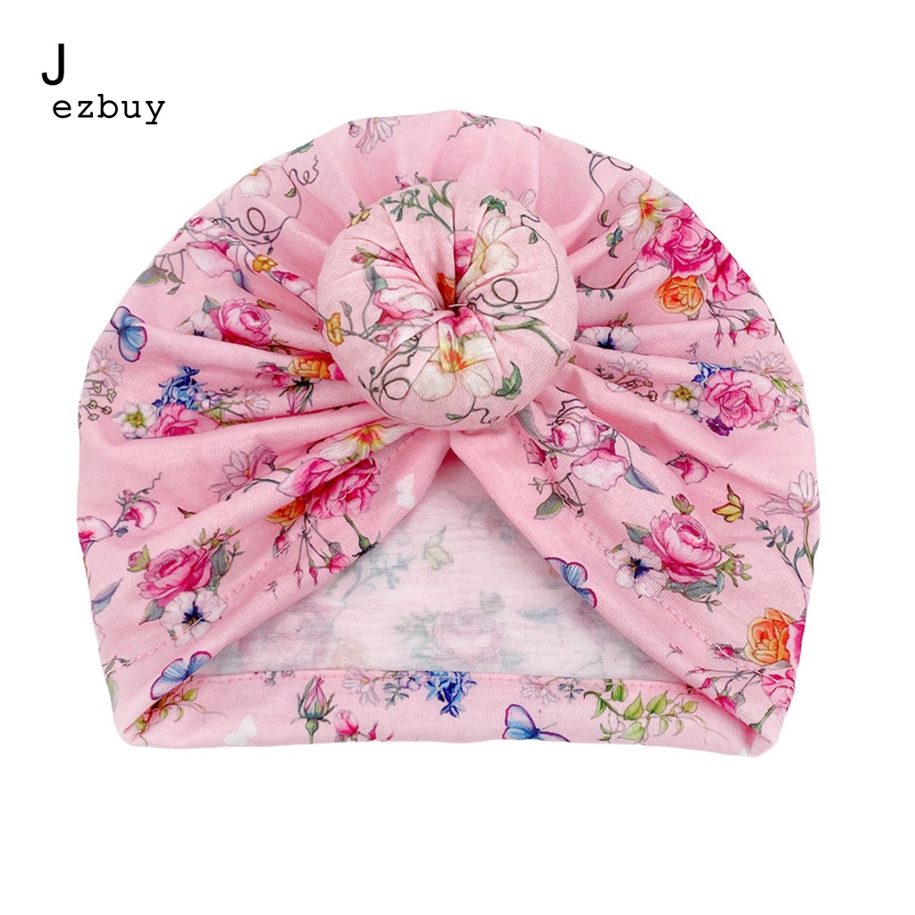 Mũ Trùm Đầu Chống Gió In Họa Tiết Hoa Cho Bé