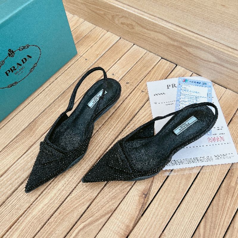 Giày prada gót nhú mẫu mới