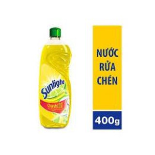 Nước rửa chén Sunlight Chanh chai 400g