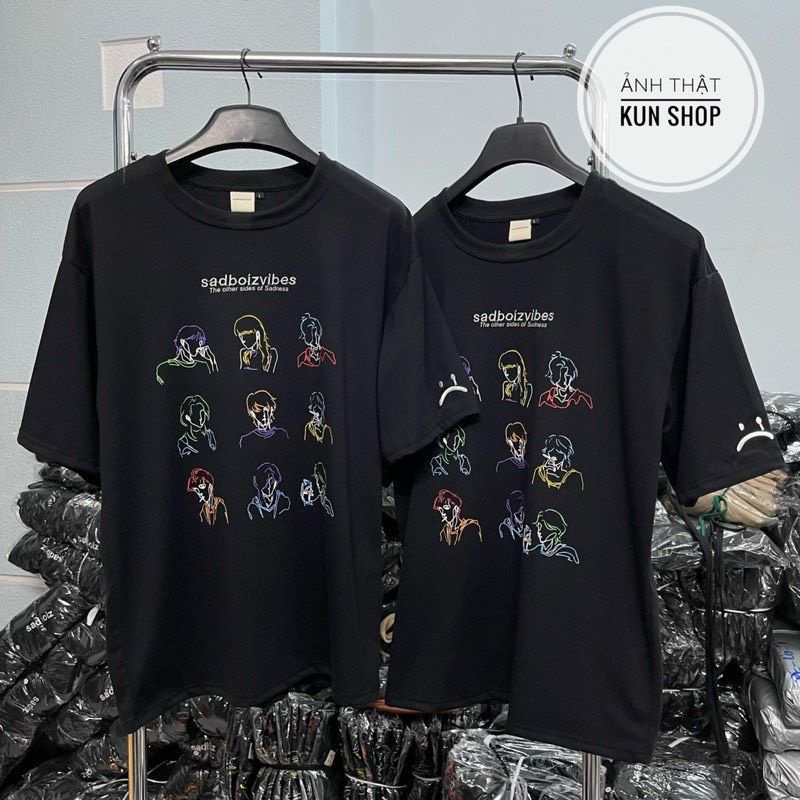 Áo phông tay lỡ in hình người Saidboiz ngầu đét dành cho Nam nữ