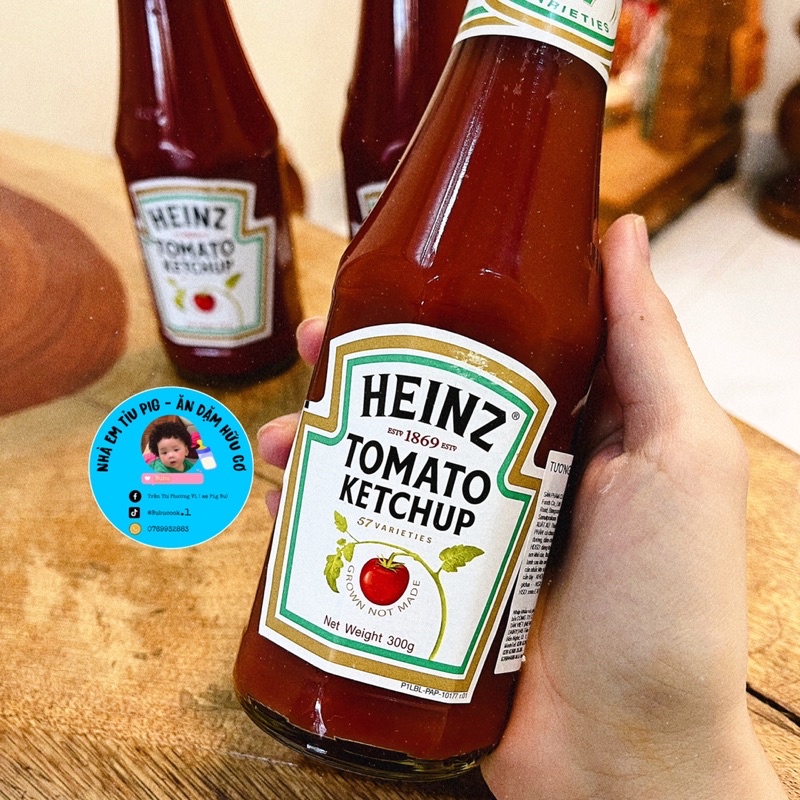 [HEINZ] TƯƠNG CÀ CHUA HEINZ CHO BÉ TỪ 1 TUỔI